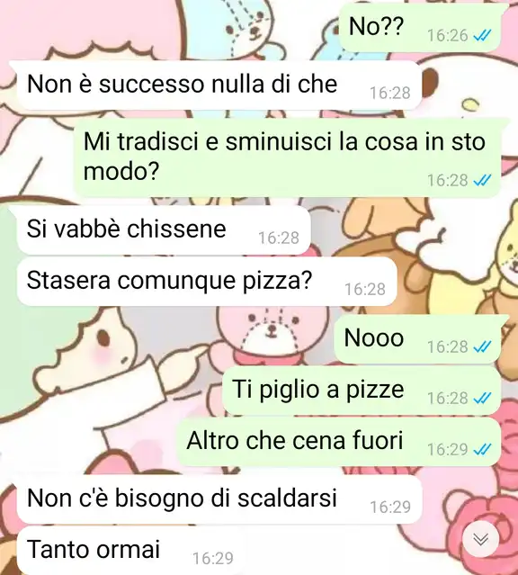 Un tradimento ammesso