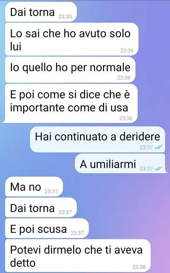 Le dimensioni dell'ex