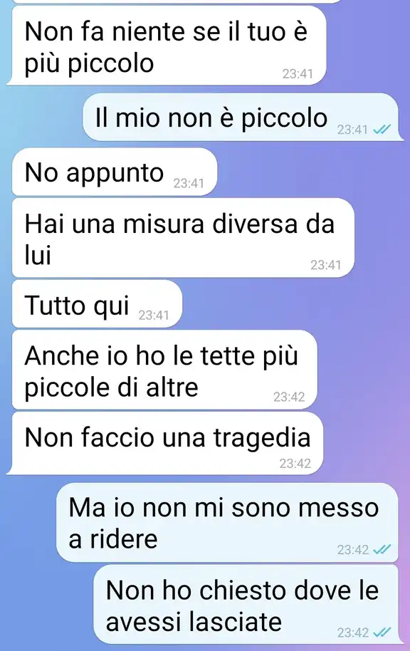 Le dimensioni dell'ex