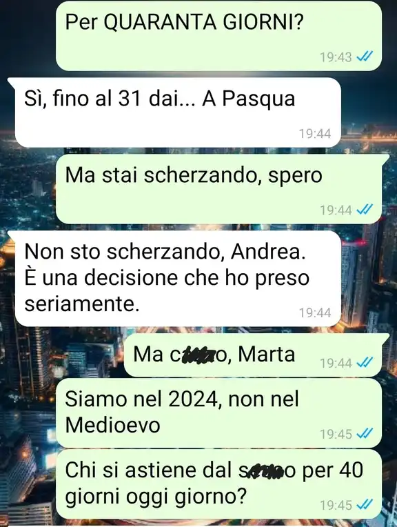 La rinuncia pasquale