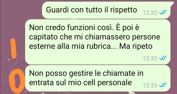 Il cellulare aziendale