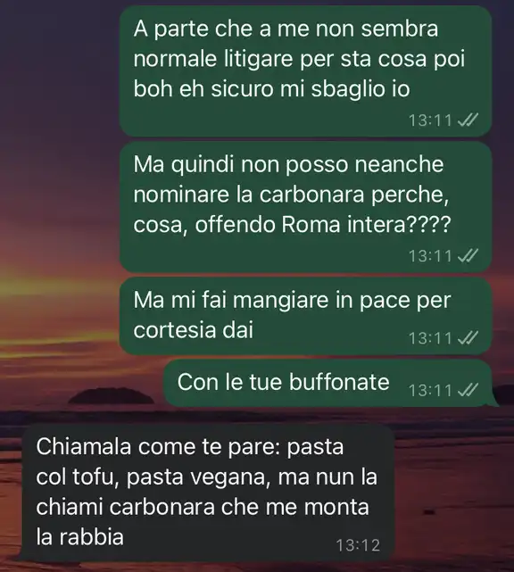 La carbonara vegana