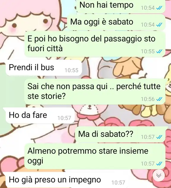 Un tradimento ammesso