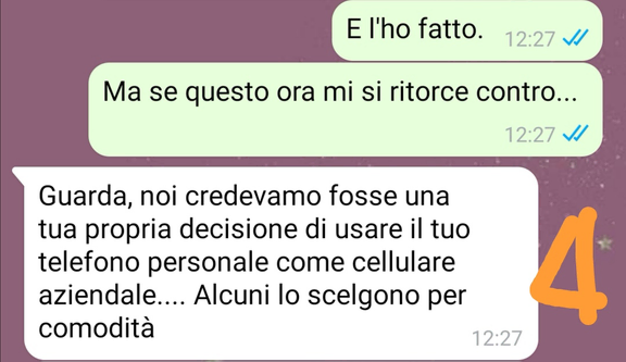 Il cellulare aziendale