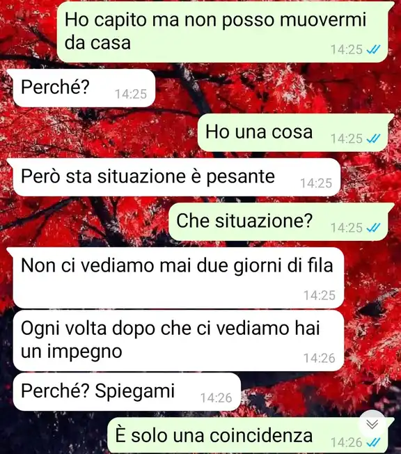 Le pasticche del tradimento