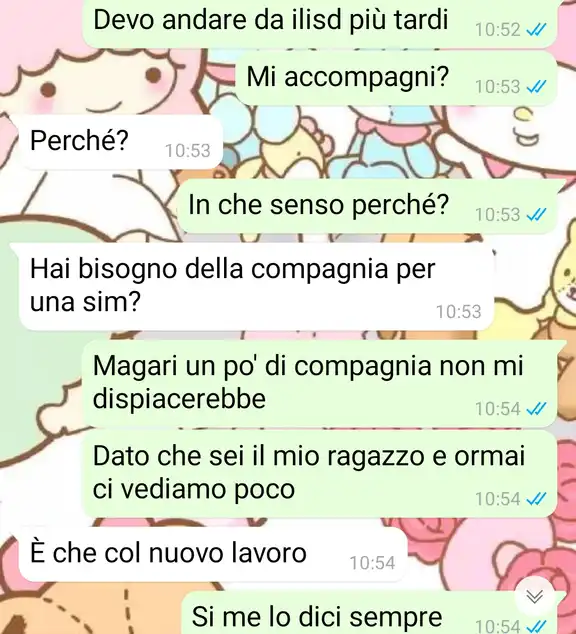 Un tradimento ammesso